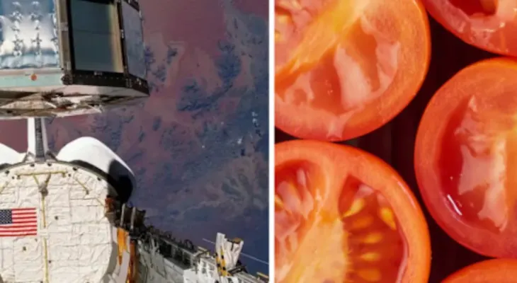 Semillas de tomate que pasaron casi seis años en órbita germinaron mejor que las terrestres