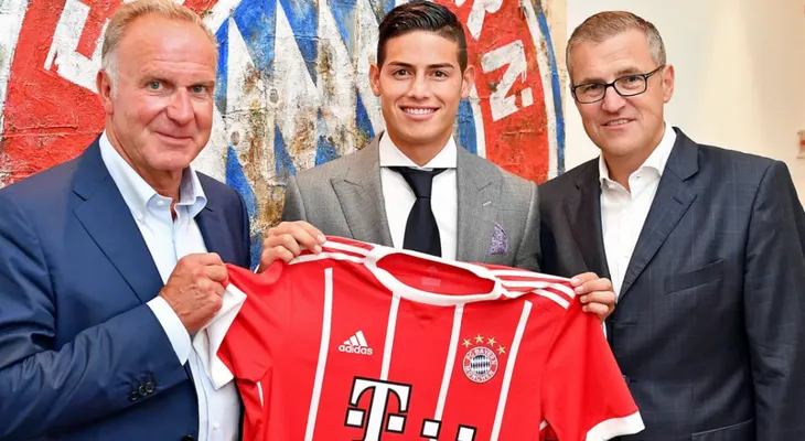 ¡Ya es oficial! James Rodríguez es el nuevo jugador del Bayern Munich