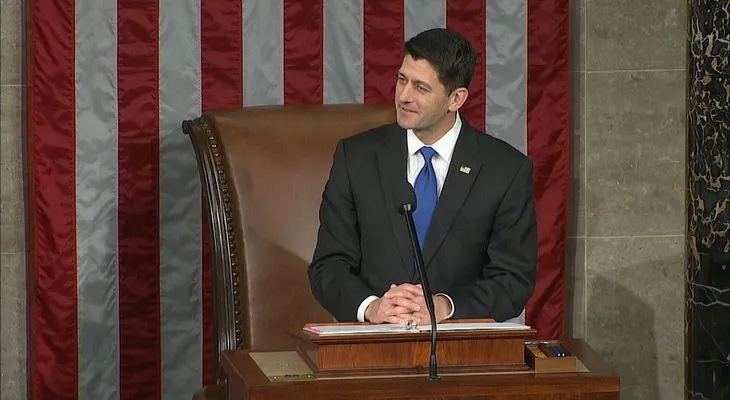 Reeligen a Paul Ryan como presidente de la Cámara de Representantes