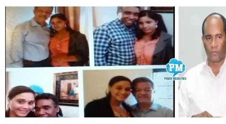 Leonel y Félix Bautista con alegados familiares de Quirino