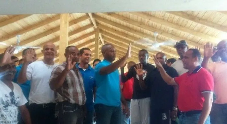 Juan Pérez juramentado presidente Comité Organizador del torneo baloncesto Santo Domingo Oeste