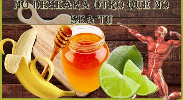  Plátano, miel y limón, muy efectivo para la anemia y el cansancio crónico