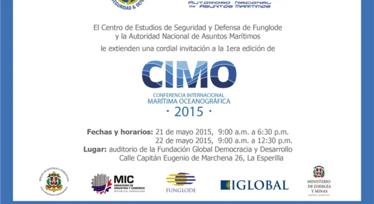 Funglode será sede Conferencia Internacional Marítima Oceanográfica