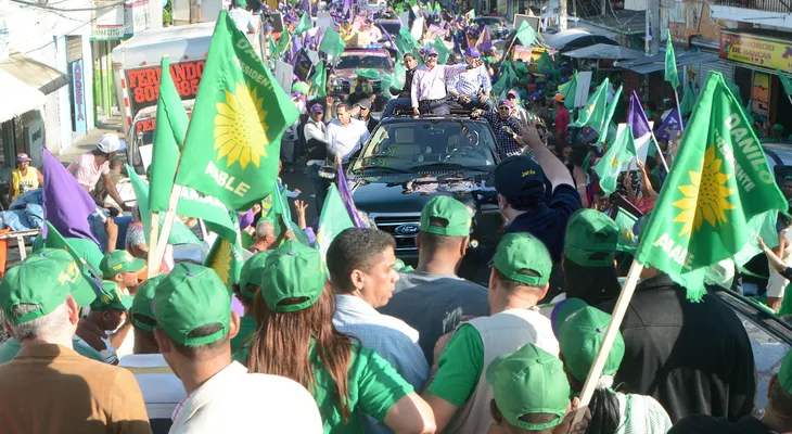 Seguidores de Amable se integraron a la campaña de Danilo Medina. 