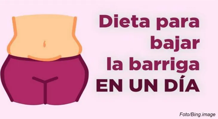 La dieta para bajar la panzota y dejarla lisa en una sola noche