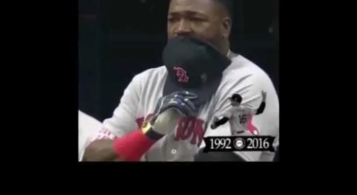 David Ortiz llora en su último juego al recordar a José Fernández