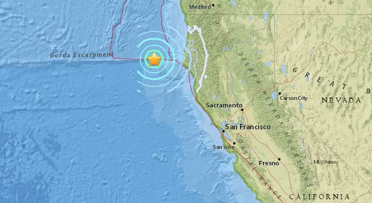 Sismo de magnitud 5,6 sacude costa norte de California