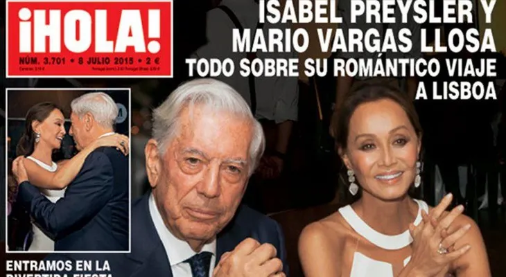 Mario Vargas Llosa confirma relación con la ex de Julio Iglesias