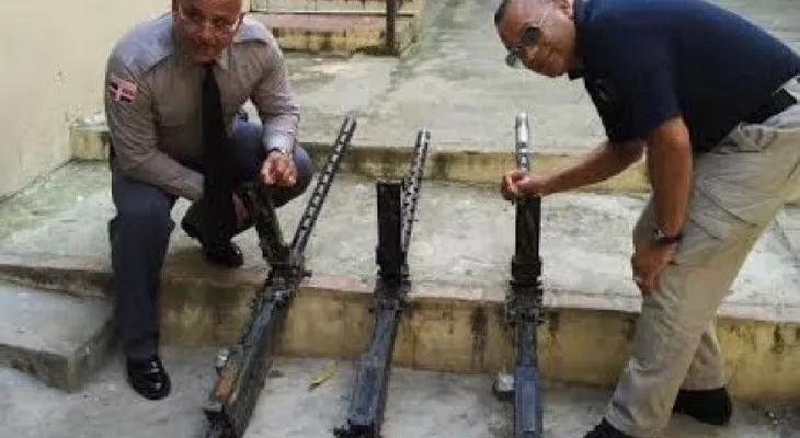 Encuentran metralletas de la Segunda Guerra Mundial en La Romana 