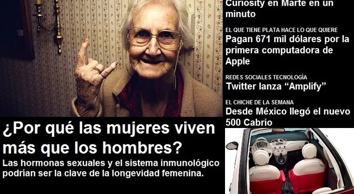 Mujeres viven más que los hombres