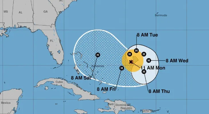El nuevo pronóstico prevé un giro dramático del huracán José en dirección a la costa este de los EEUU
