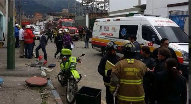 Al menos 10 policías heridos por explosión en el centro de Bogotá