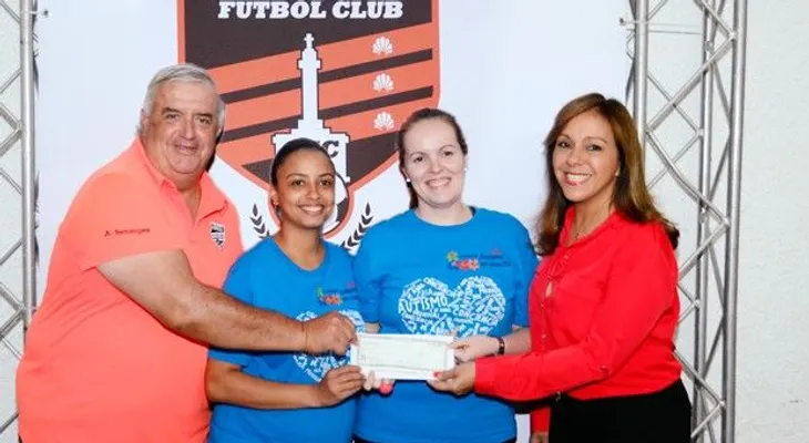 Cibao Fibao Club cumplió con Autismo en Marcha