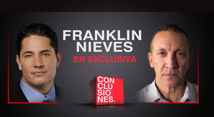 Fernando del Rincón entrevista en exclusiva para la televisión al exfiscal Franklin Nieves