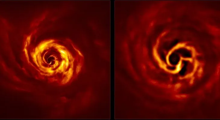 Observan directamente imágenes de la formación de un planeta a 520 años luz