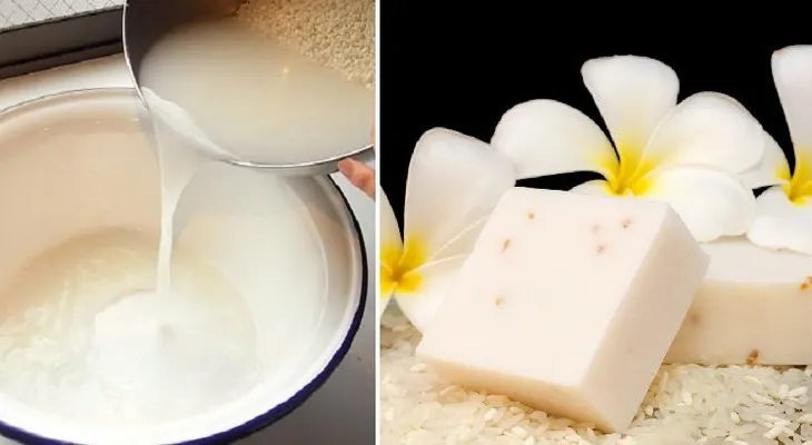 Un jabón de leche de arroz que te aclara a piel
