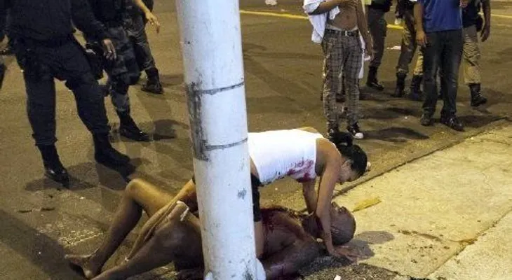 Marido borracho murió abaleado luego de atacar a su mujer 