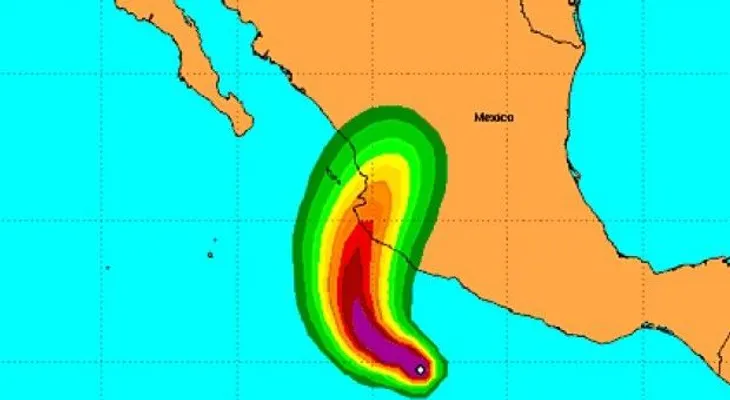 Patricia llegará a costas del Pacífico en México como huracán