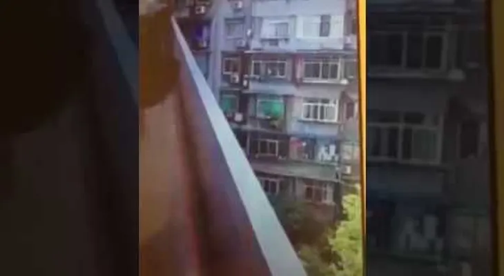 Dos niñas se disputan el amor de un chico, y una de ella cayó al vacío (VIDEO)