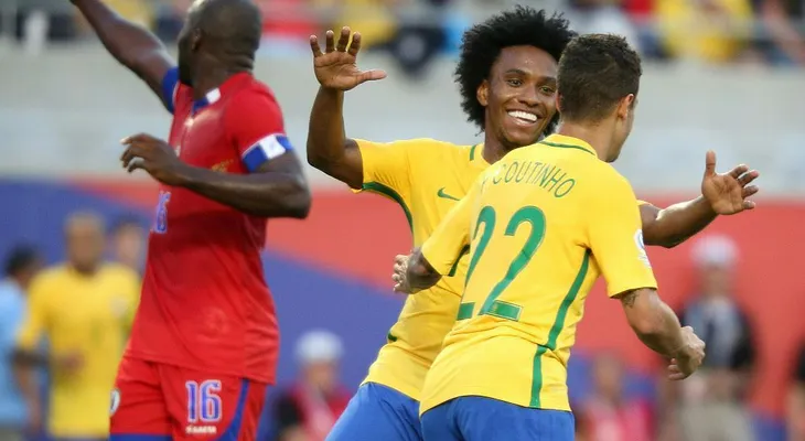 Brasil hace valer su jerarquía y golea 7-1 a Haití