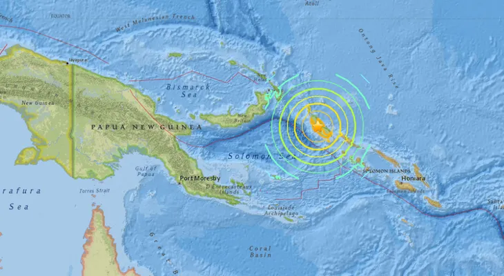 Alerta de tsunami después de temblor de 7,9 en Papúa Nueva Guinea
