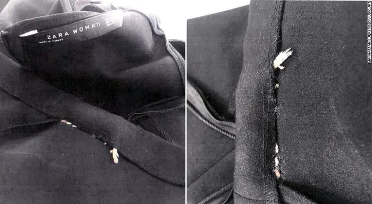 Mujer dice que encontró una rata cosida en su vestido de Zara