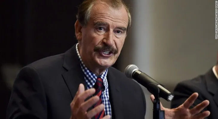 Con un improperio, Vicente Fox le explicó a CNN su postura sobre el muro de Trump