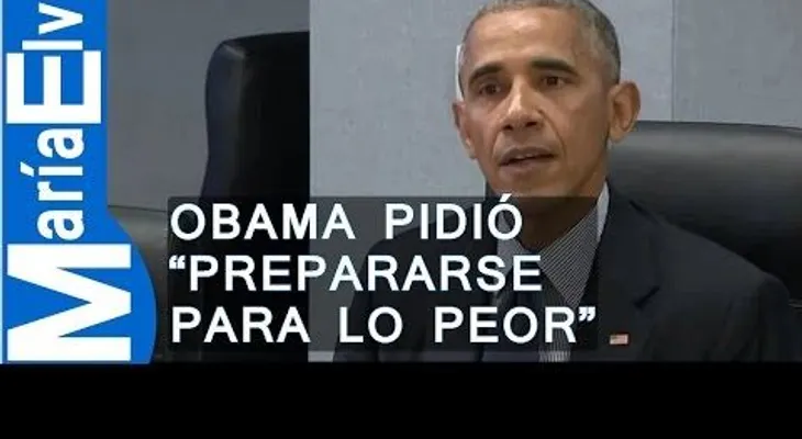 Obama pide prepararse para lo peor por huracán Matthew 