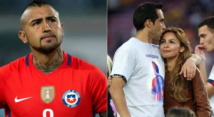 El enigmático mensaje de Arturo Vidal y las acusaciones de la esposa de Claudio Bravo