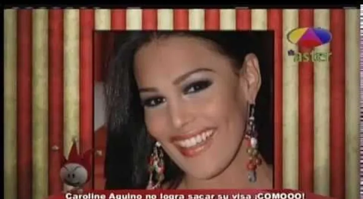 Carolina Aquino le niegan renovación de Visa Americana