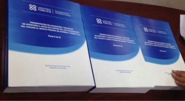 Fiscalía presenta acusación formal contra implicados en quiebra del Banco Peravia