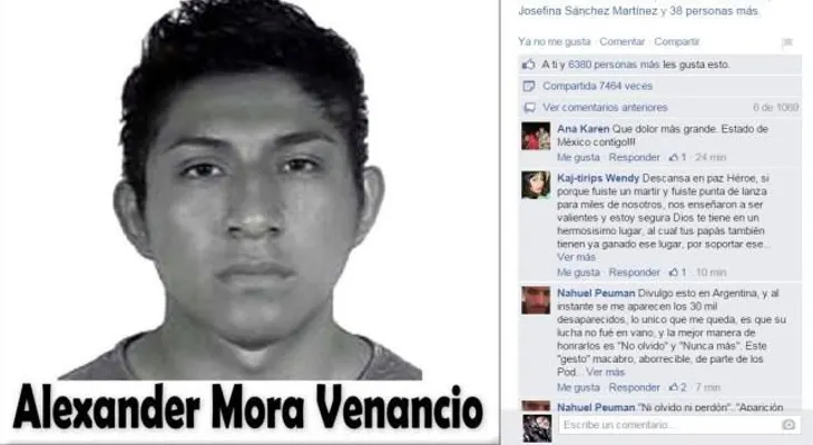 Identifican restos de uno de los estudiante desaparecido en México 