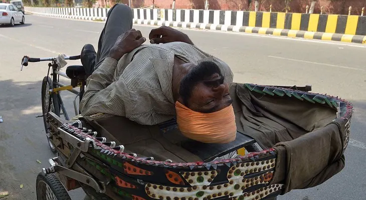 Calor infernal: la India registra la temperatura más alta de la historia