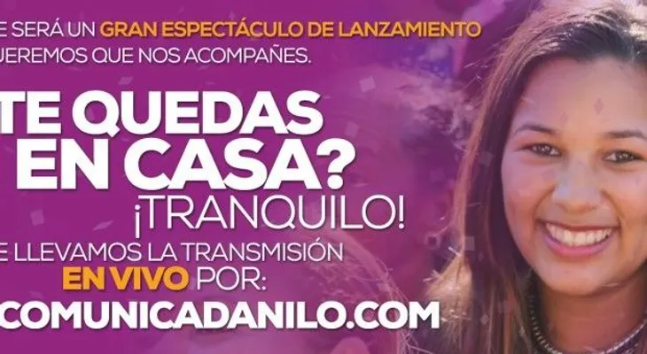 Acto proclamación de Danilo se transmite por una amplia cadena de medios