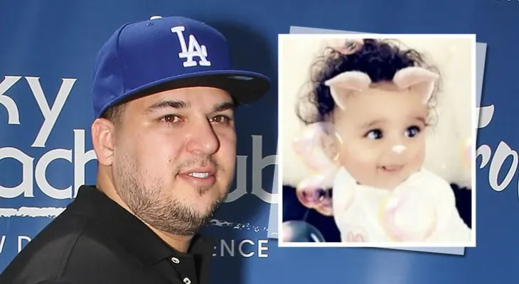 Así luce la bebé de Rob Kardashian a sus seis meses de edad