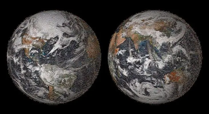 "Selfie global": un mosaico con más de 36 mil fotos 