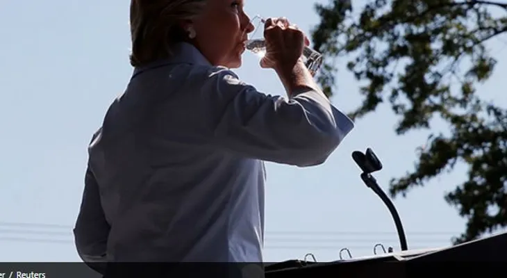 Clinton "no quiere beber agua": la historia detrás de la enfermedad de la aspirante demócrata