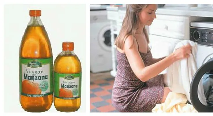 7 usos del vinagre de manzana para lavar la ropa