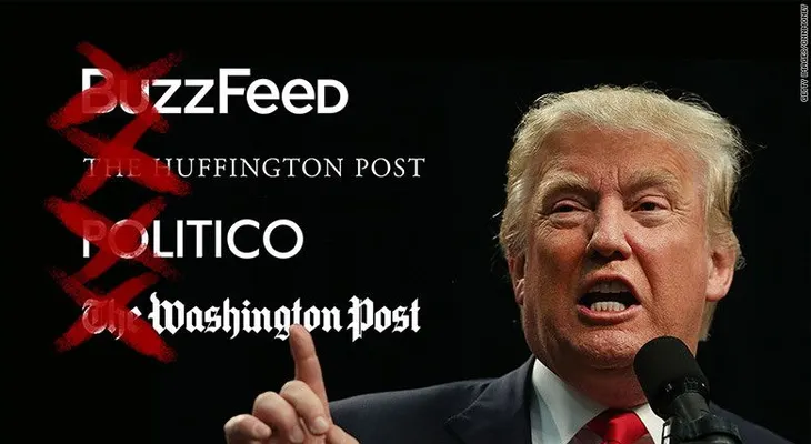 La lista negra: los medios de comunicación que Donald Trump ha vetado