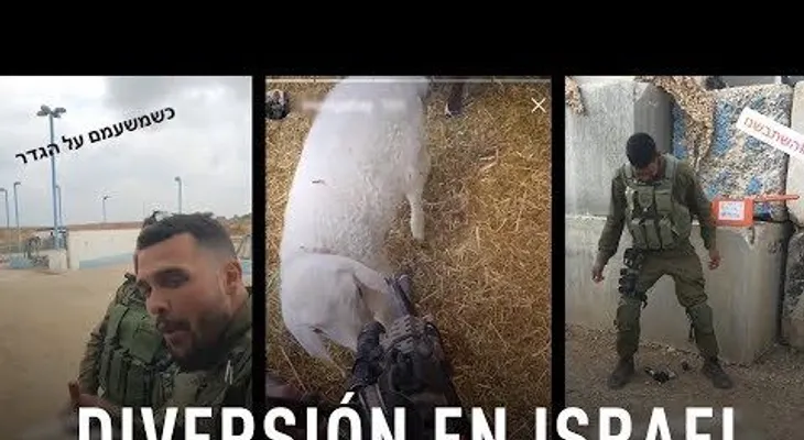 Militares israelíes se divierten en plena masacre de palestinos 