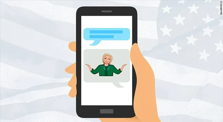 ¿Pueden los emojis de Hillary Clinton ganarse a la generación de Snapchat?