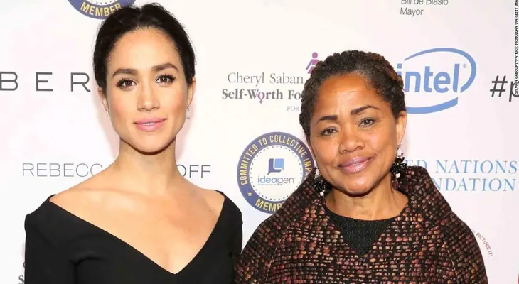 La madre de Meghan Markle toma el té con la reina Isabel
