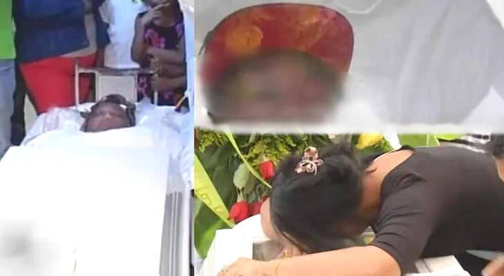 En medio del dolor velan restos de las tres personas asesinadas en Los Guaricanos