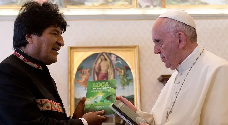 El consejo de Evo Morales al papa Francisco para "aguantar toda la vida"