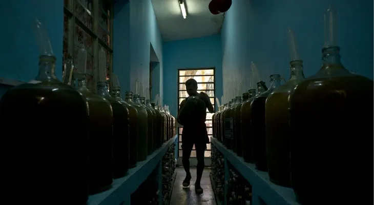 Un cubano crea un insólito e ingenioso sistema para producir vino