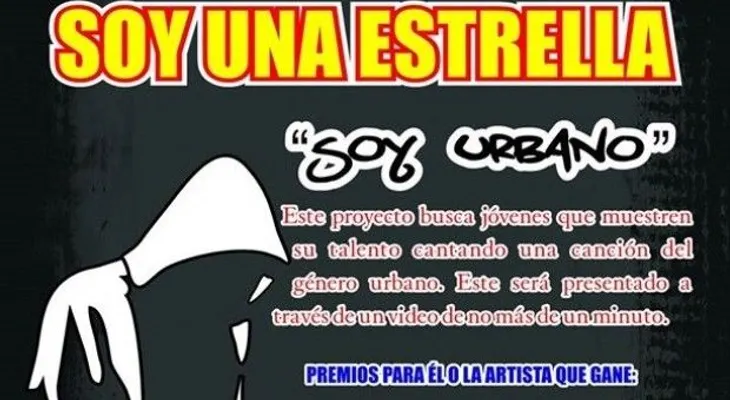 Candidato a diputado presenta concurso Soy una estrella; soy urbano