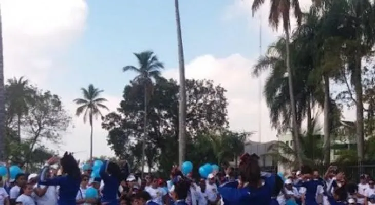 Realizan en el Jardín Botánico, caminata por el Día Mundial del Autismo