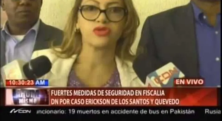 Refuerza seguridad en fiscalía por audiencia contra Erinson de los Santos y Quevedo