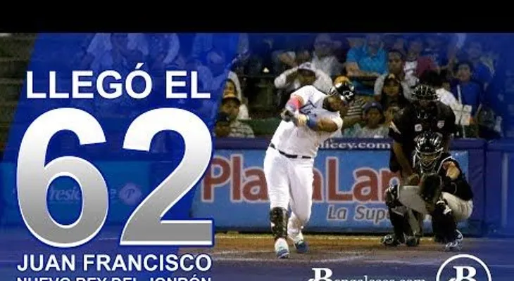 Juan Francisco y su jonrón histórico 62 para superar a Mendy López