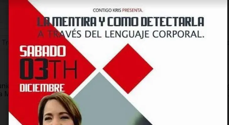 Conferencia: La Mentira y como detectarse a través del Lenguaje Corporal